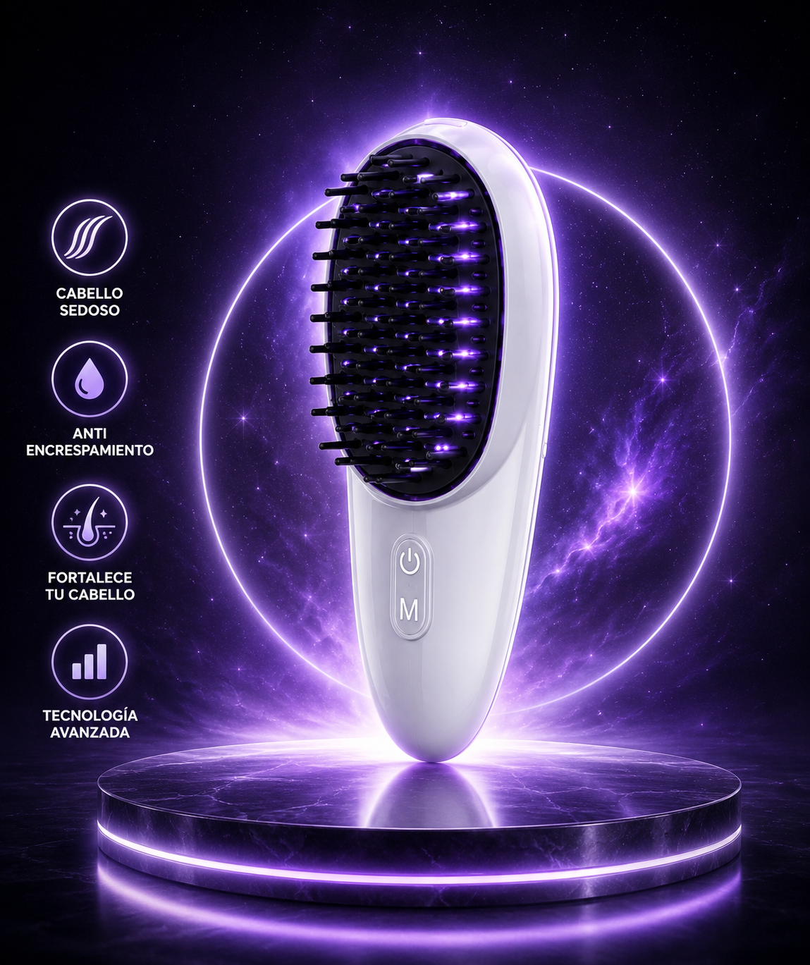 VibraCap® — Peine Eléctrico Masajeador