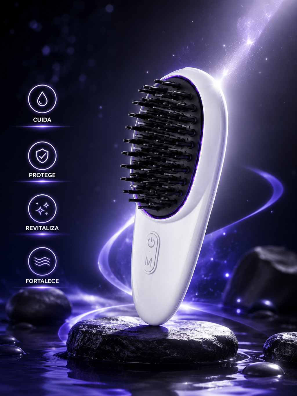 VibraCap® — Peine Eléctrico Masajeador